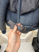 Load image into Gallery viewer, aw1983 Claude Montana Blue Fighter Jet Shearling Jacket - Size L