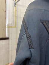 Load image into Gallery viewer, aw1983 Claude Montana Blue Fighter Jet Shearling Jacket - Size L