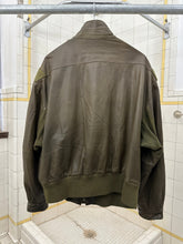 Load image into Gallery viewer, aw1983 Claude Montana Fighter Jet Bomber with Suede Epaulets and Detailing - Size M