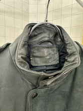 Load image into Gallery viewer, aw1983 Claude Montana Fighter Jet Bomber with Suede Asymmetric Shoulder Cape - Size M