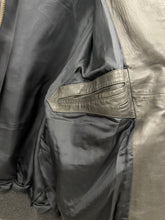 Load image into Gallery viewer, aw1983 Claude Montana Fighter Jet Bomber with Suede Asymmetric Shoulder Cape - Size M