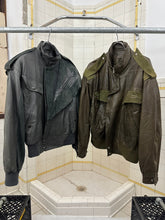 Load image into Gallery viewer, aw1983 Claude Montana Fighter Jet Bomber with Suede Asymmetric Shoulder Cape - Size M