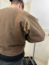 Load image into Gallery viewer, 1990s Armani Brown Wool Fleece Lined Jacket - Size M