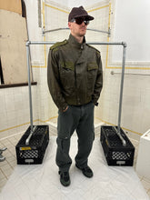 Load image into Gallery viewer, aw1983 Claude Montana Fighter Jet Bomber with Suede Epaulets and Detailing - Size M