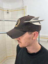 Load image into Gallery viewer, aw1983 Claude Montana Stealth Jet Brooch - Size OS
