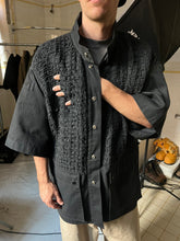 Load image into Gallery viewer, 1970s Vintage French Designer Woven Fabric Oversized Shirt - Size L