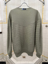 Load image into Gallery viewer, 1980s Claude Montana Multi-Gauge Mint Green Sweater - Size L