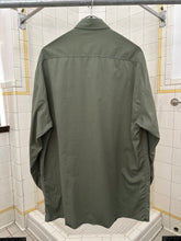 Load image into Gallery viewer, 1980s Claude Montana Green Button Down Shirt with Bartacked Collar - Size L