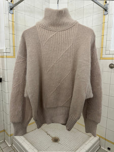 1980s Claude Montana High Neck Cropped Sweater - Size M