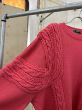 Load image into Gallery viewer, 1980s Claude Montana Braided Knit Accent Sweater - Size L