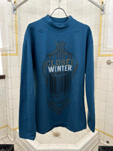 Load image into Gallery viewer, 1980s Marithe Francois Girbaud x Closed "Winter" Printed Sweatshirt with Shoulder Detail - Size L