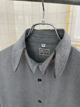 Load image into Gallery viewer, 1980s Marithe Francois Girbaud x Closed Split Zippered Collar Shirt - Size L