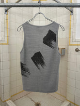 Load image into Gallery viewer, 1980s Issey Miyake Grey Blotch Brush Tank - Size M