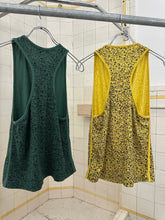 Load image into Gallery viewer, 1980s Issey Miyake Yellow Camo Racer Tank - Size S