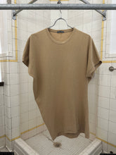 Load image into Gallery viewer, 1980s Issey Miyake Tan Asymmetrical Tee - Size M