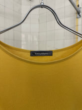 Load image into Gallery viewer, 1980s Issey Miyake Mustard Asymmetrical Tee - Size M