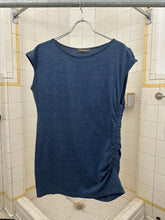 Load image into Gallery viewer, 1980s Issey Miyake Blue Tank with Elasticated Side Seam - Size M