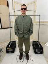 Load image into Gallery viewer, 1980s Claude Montana Green Button Down Shirt with Bartacked Collar - Size L