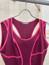Load image into Gallery viewer, aw2010 Issey Miyake Layered Magenta Women's Tank - Size XS