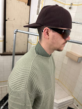 Load image into Gallery viewer, 1980s Claude Montana Multi-Gauge Mint Green Sweater - Size L