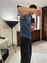 Load image into Gallery viewer, 1980s Issey Miyake Blue Tank with Elasticated Side Seam - Size M
