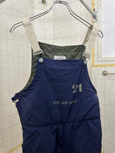 Load image into Gallery viewer, 1990s Armani Lined Overalls with Metal Claps and Zippered Hems - Size M