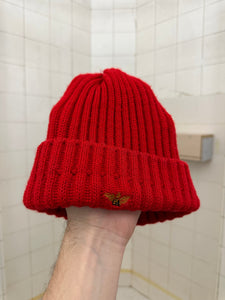 1980s Armani Wool Eagle Logo Beanie - Size OS