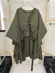 aw1984 Issey Miyake Modular Hooded Trench with Interior Vest - Size M