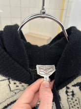 Load image into Gallery viewer, 1980s Marithe Francois Girbaud Abstract Knit Hooded Sweater - Size XL