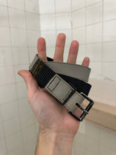 Load image into Gallery viewer, 1980s Marithe Francois Girbaud Rubberized Switch Tire Tread Belt - Size S