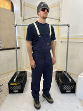 Load image into Gallery viewer, 1990s Armani Lined Overalls with Metal Claps and Zippered Hems - Size M