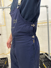 Load image into Gallery viewer, 1990s Armani Lined Overalls with Metal Claps and Zippered Hems - Size M
