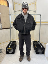 Load image into Gallery viewer, 1980s Katharine Hamnett Washed Black Cargo Bomber - Size L