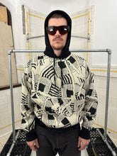 Load image into Gallery viewer, 1980s Marithe Francois Girbaud Abstract Knit Hooded Sweater - Size XL