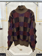 Load image into Gallery viewer, 1980s Issey Miyake Checkered 3D Knit Sweater - Size L