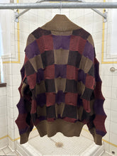 Load image into Gallery viewer, 1980s Issey Miyake Checkered 3D Knit Sweater - Size L