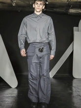 Load image into Gallery viewer, aw2017 Kiko Kostadinov Wrapped Knee Waist Bag Trousers - Size L