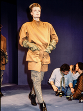 Load image into Gallery viewer, aw1984 Issey Miyake Heavy Twill Coat with Extended Back - Size S