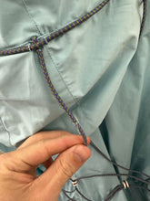 Load image into Gallery viewer, ss2004 Issey Miyake Light Blue Bungee Cord Long Raincoat - Size M