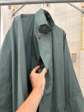 Load image into Gallery viewer, 1980s Issey Miyake Aqua Polyurethane Coated Cotton Squid Coat - Size M/L