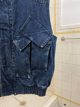 Load image into Gallery viewer, 1980s Katharine Hamnett Denim Cargo Vest - Size L