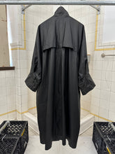 Load image into Gallery viewer, 1980s Issey Miyake Dark Brown Polyurethane Coated Cotton Squid Coat - Size S