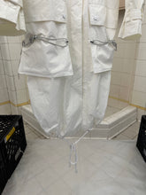 Load image into Gallery viewer, ss2004 Issey Miyake White Bungee Cord Long Raincoat - Size M