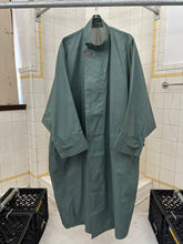 Load image into Gallery viewer, 1980s Issey Miyake Aqua Polyurethane Coated Cotton Squid Coat - Size M/L