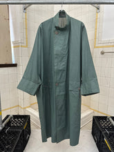 Load image into Gallery viewer, 1980s Issey Miyake Aqua Polyurethane Coated Cotton Squid Coat - Size M/L