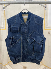 Load image into Gallery viewer, 1980s Katharine Hamnett Denim Cargo Vest - Size L