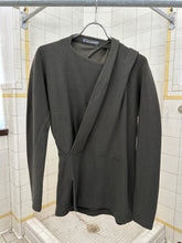 Load image into Gallery viewer, 1980s Issey Miyake Ribbed Draped Shoulder Sash Sweater - Size M