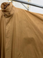 Load image into Gallery viewer, 1980s Issey Miyake Tan Polyurethane Coated Cotton Squid Coat - Size M/L