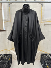 Load image into Gallery viewer, 1980s Issey Miyake Dark Brown Polyurethane Coated Cotton Squid Coat - Size S