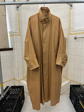 Load image into Gallery viewer, 1980s Issey Miyake Tan Polyurethane Coated Cotton Squid Coat - Size M/L